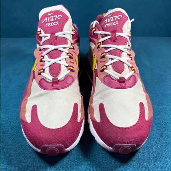 Size 8Men/9.5Women - Nike air max react 270 red shoes - Picture 4 of 9